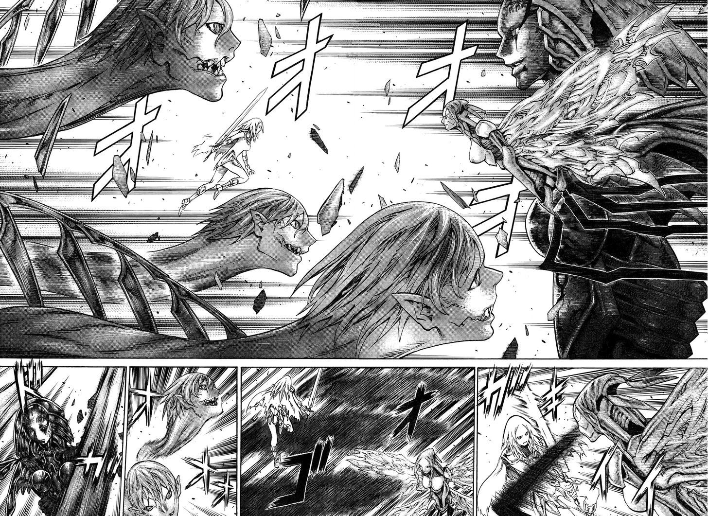 Claymore - Vol.22 Chapter 124 : The Warrior's Wings