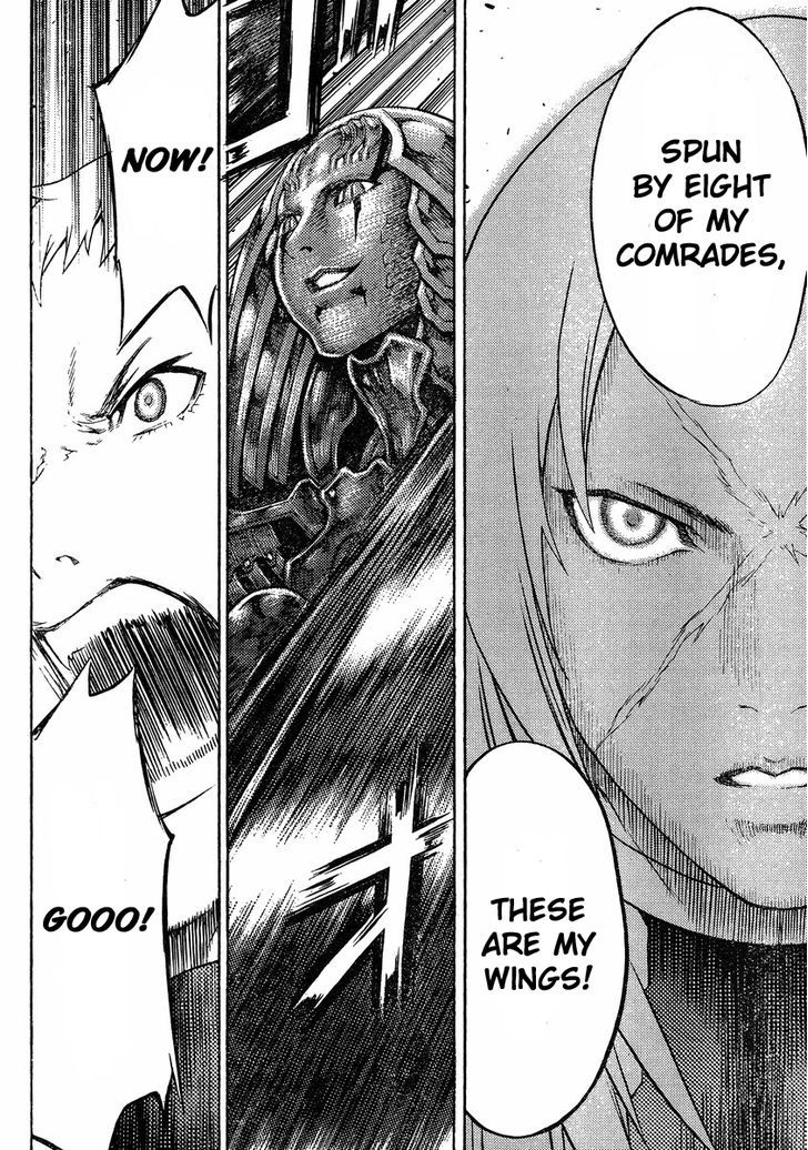 Claymore - Vol.22 Chapter 124 : The Warrior's Wings