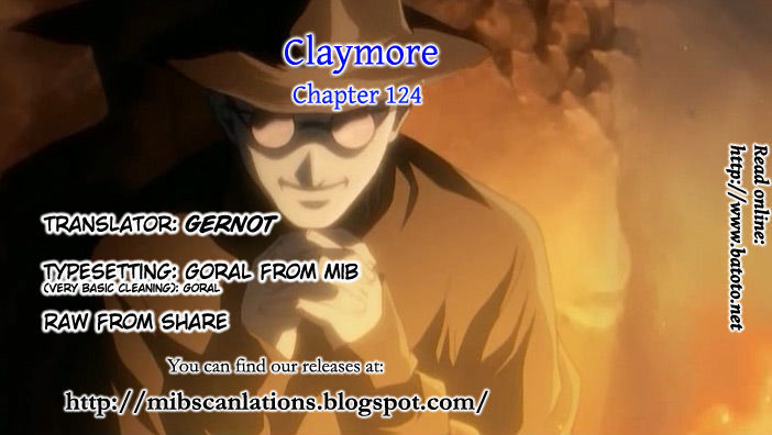 Claymore - Vol.22 Chapter 124 : The Warrior's Wings