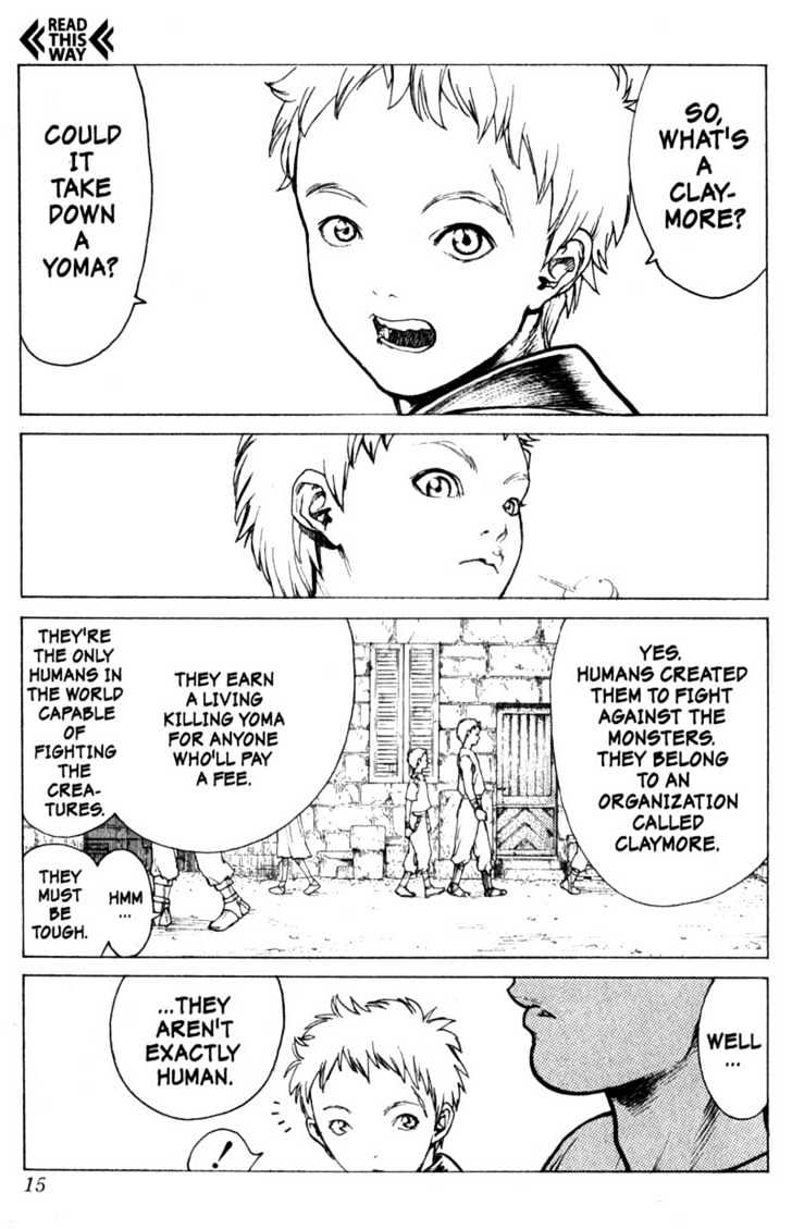 Claymore - Vol.1 Chapter 1 : The Silver-Eyed Killer