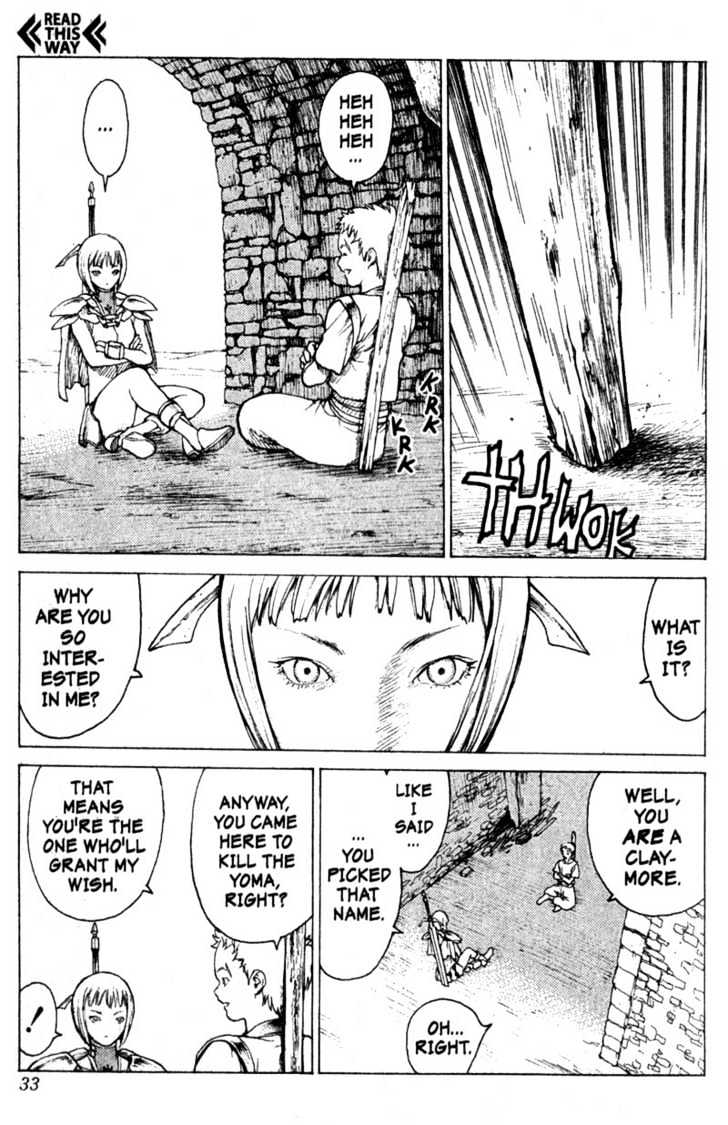 Claymore - Vol.1 Chapter 1 : The Silver-Eyed Killer