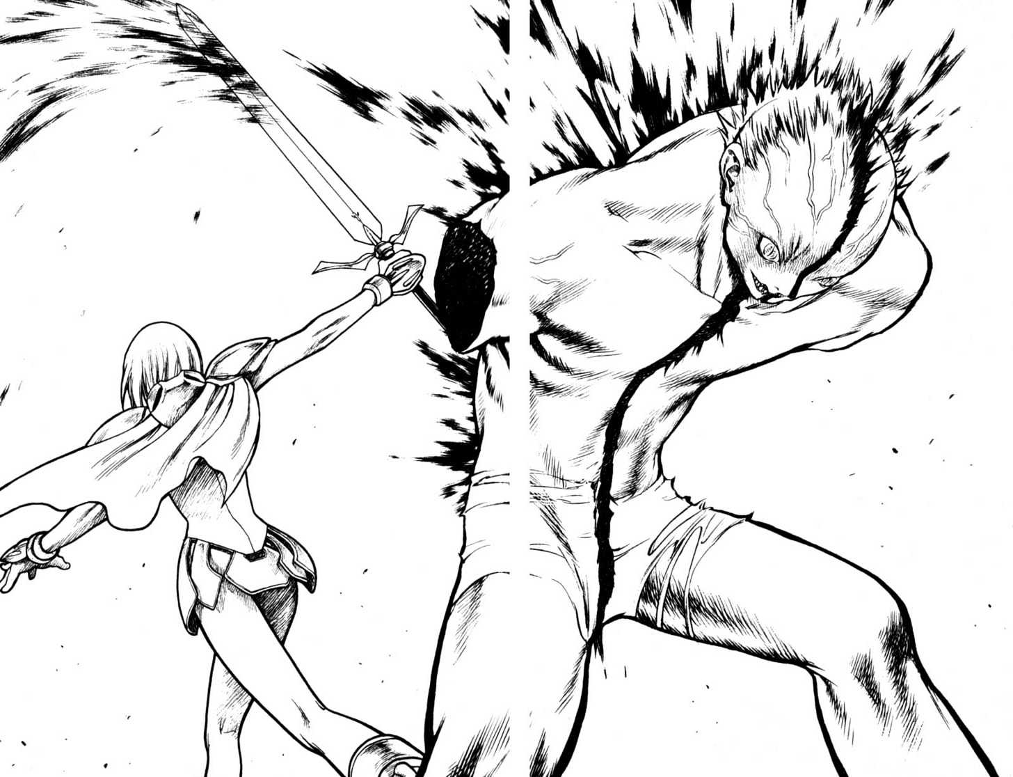 Claymore - Vol.1 Chapter 1 : The Silver-Eyed Killer