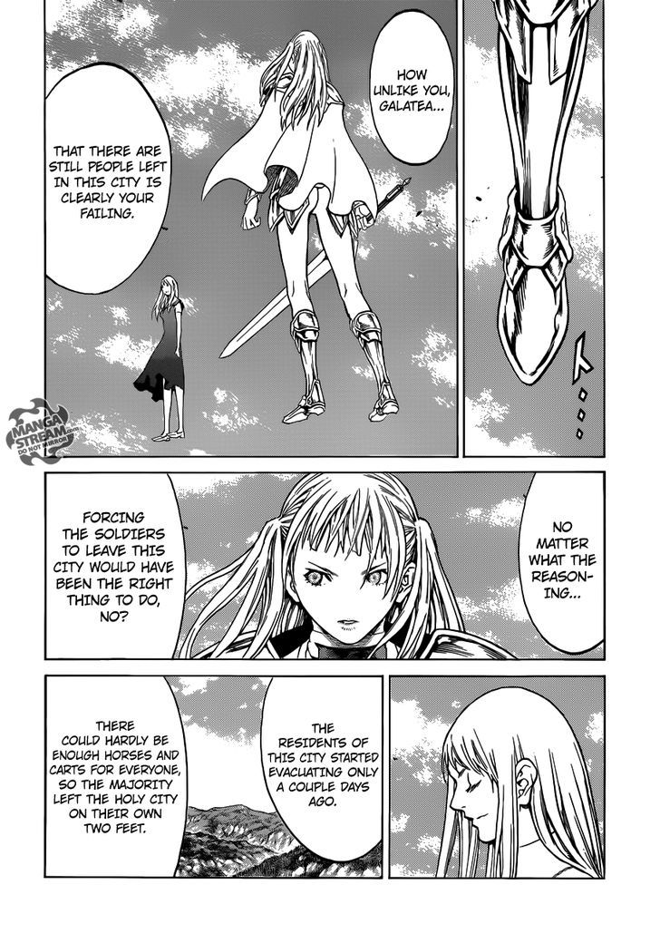 Claymore - Vol.24 Chapter 139 : The Destruction Of The Holy City