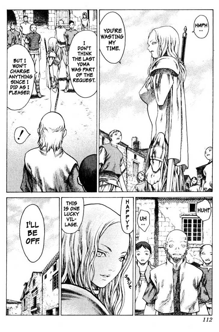 Claymore - Vol.3 Chapter 13 : Teresa Of The Faint Smile, Part 2