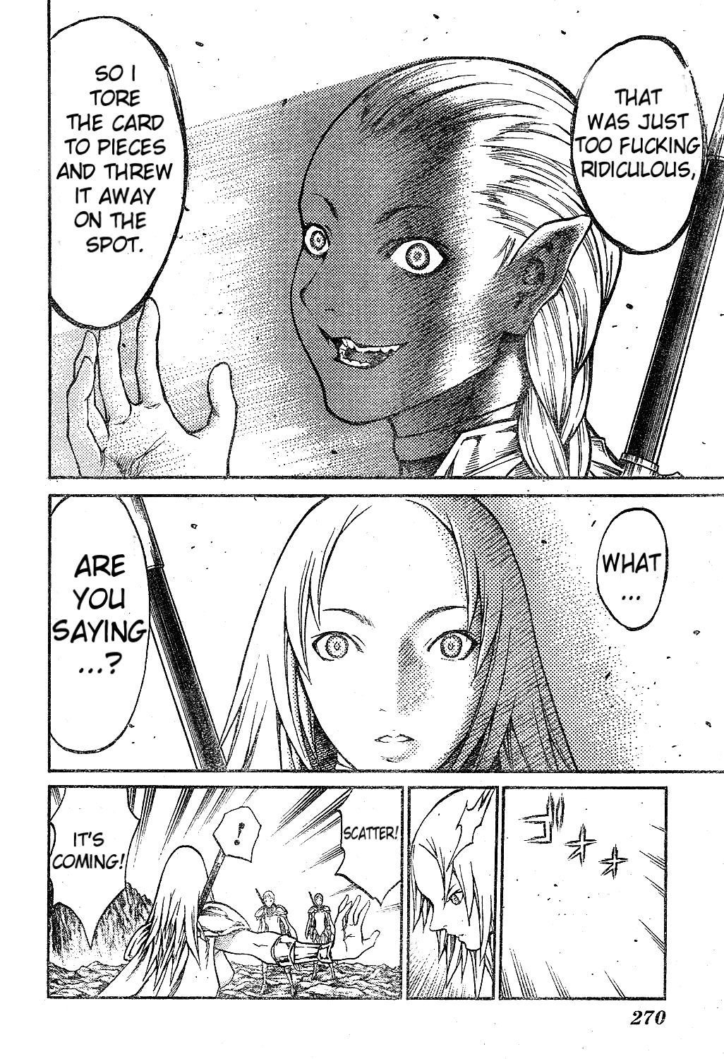 Claymore - Vol.13 Chapter 73.6: Extra Scene 2