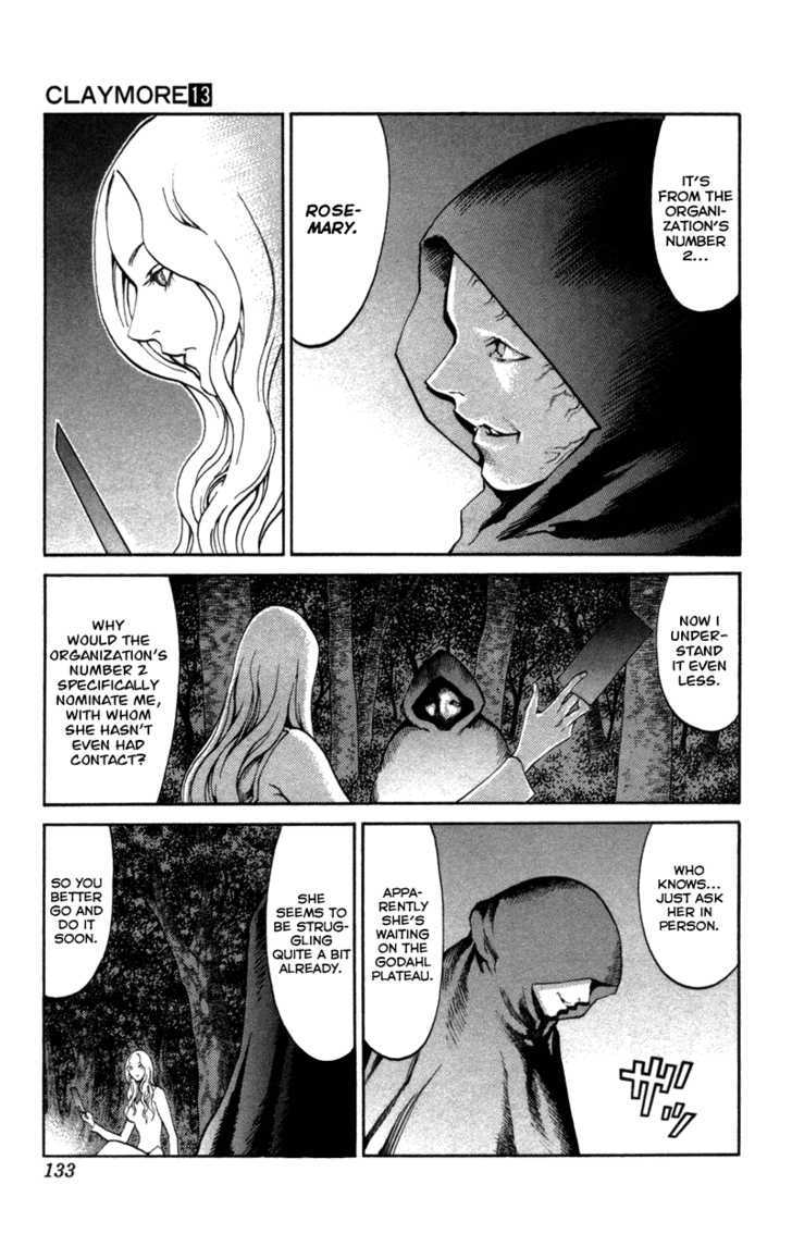 Claymore - Vol.13 Chapter 73.1 : [Extra Scene 1] A Warrior's Pride