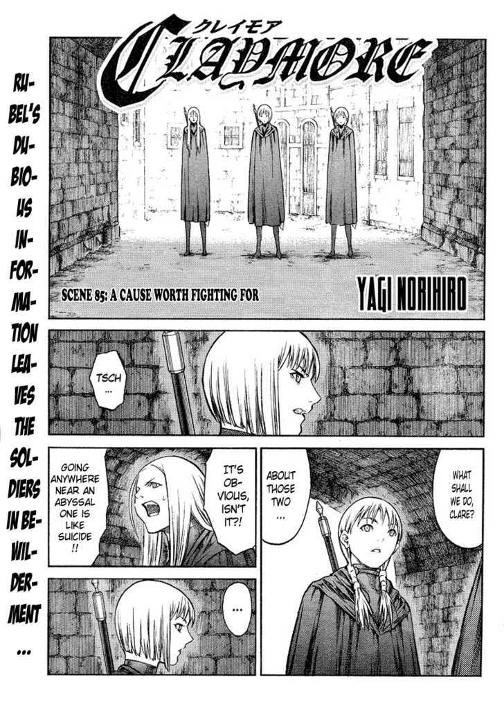 Claymore - Vol.16 Chapter 85 : A Cause Worth Fighting For