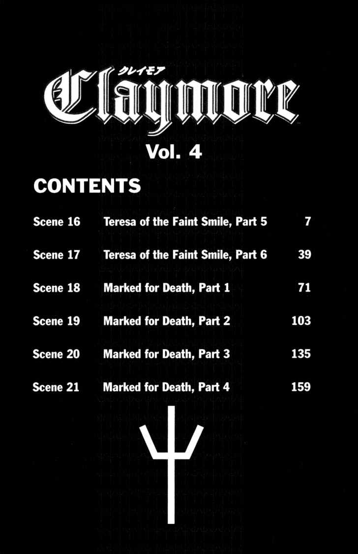 Claymore - Vol.4 Chapter 16 : Teresa Of The Faint Smile, Part 5