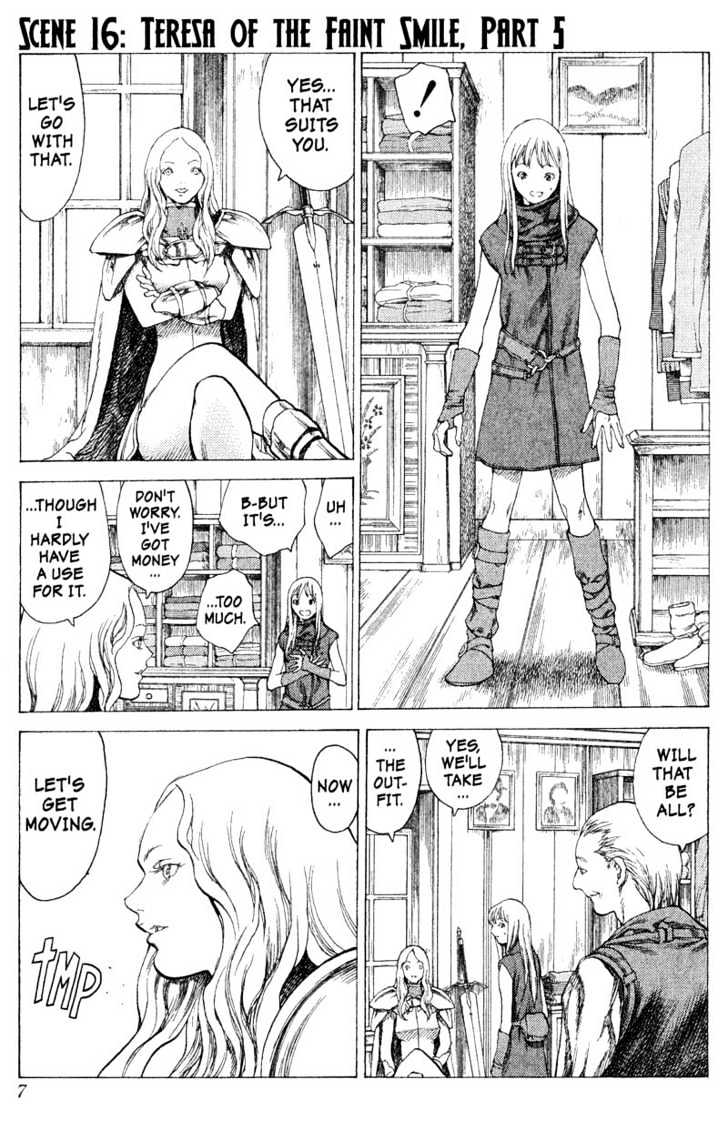 Claymore - Vol.4 Chapter 16 : Teresa Of The Faint Smile, Part 5