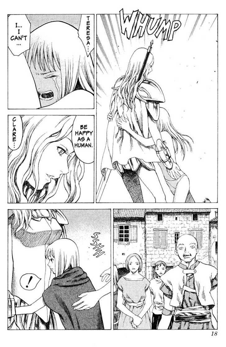 Claymore - Vol.4 Chapter 16 : Teresa Of The Faint Smile, Part 5