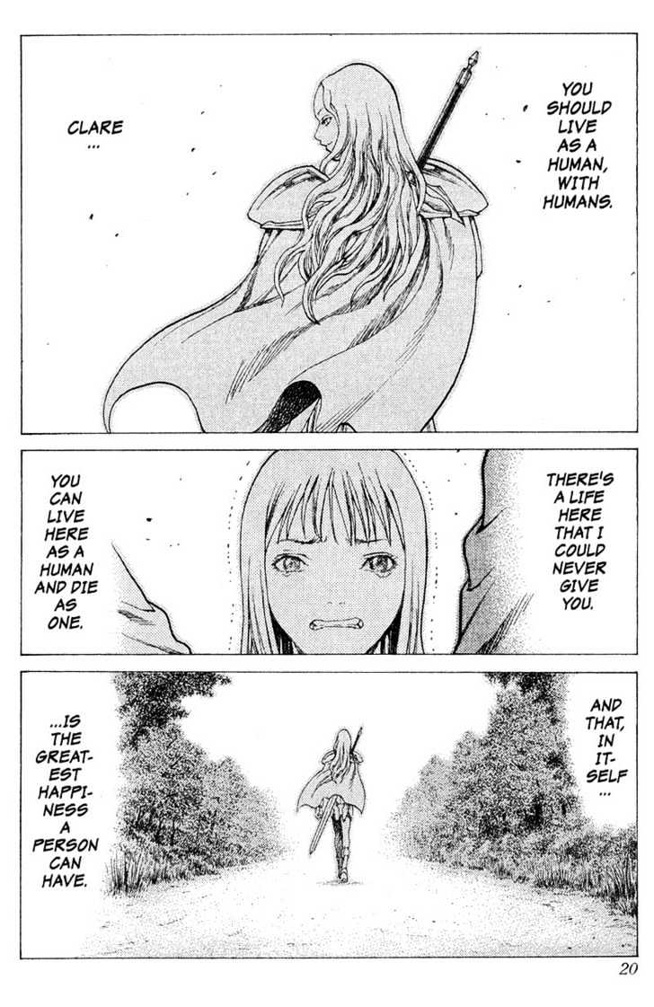 Claymore - Vol.4 Chapter 16 : Teresa Of The Faint Smile, Part 5