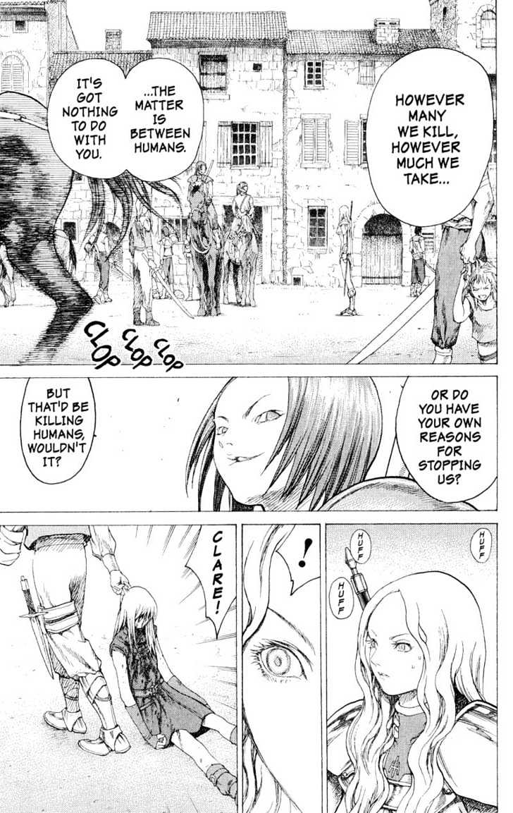 Claymore - Vol.4 Chapter 16 : Teresa Of The Faint Smile, Part 5