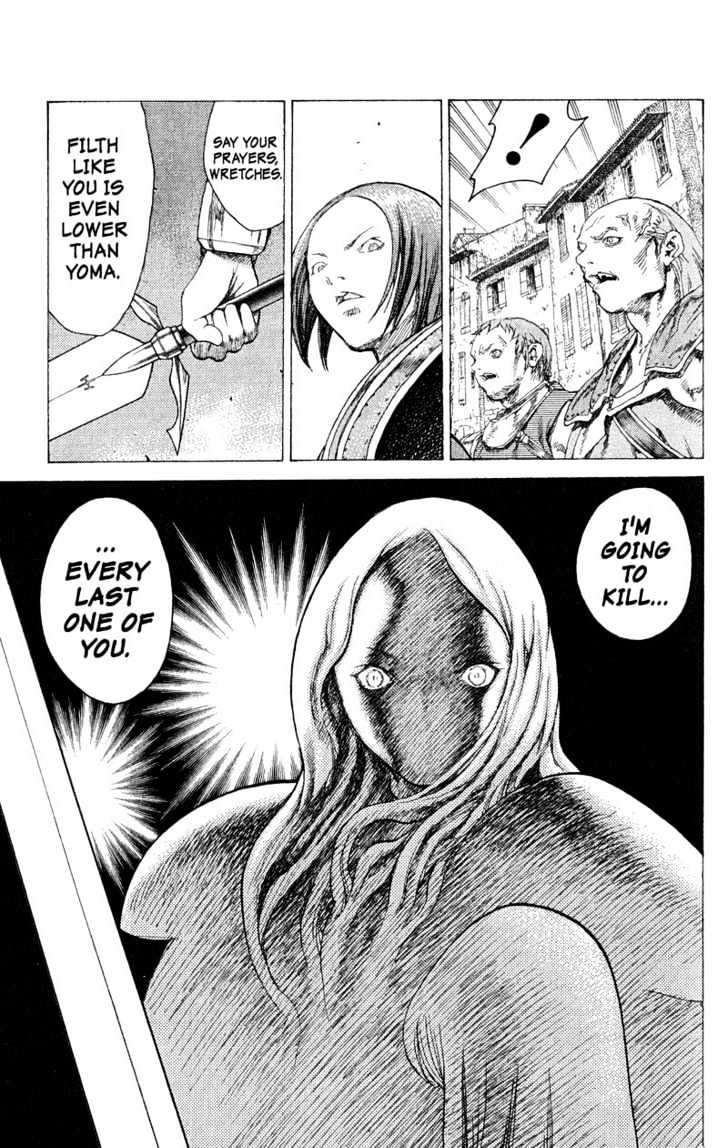 Claymore - Vol.4 Chapter 16 : Teresa Of The Faint Smile, Part 5