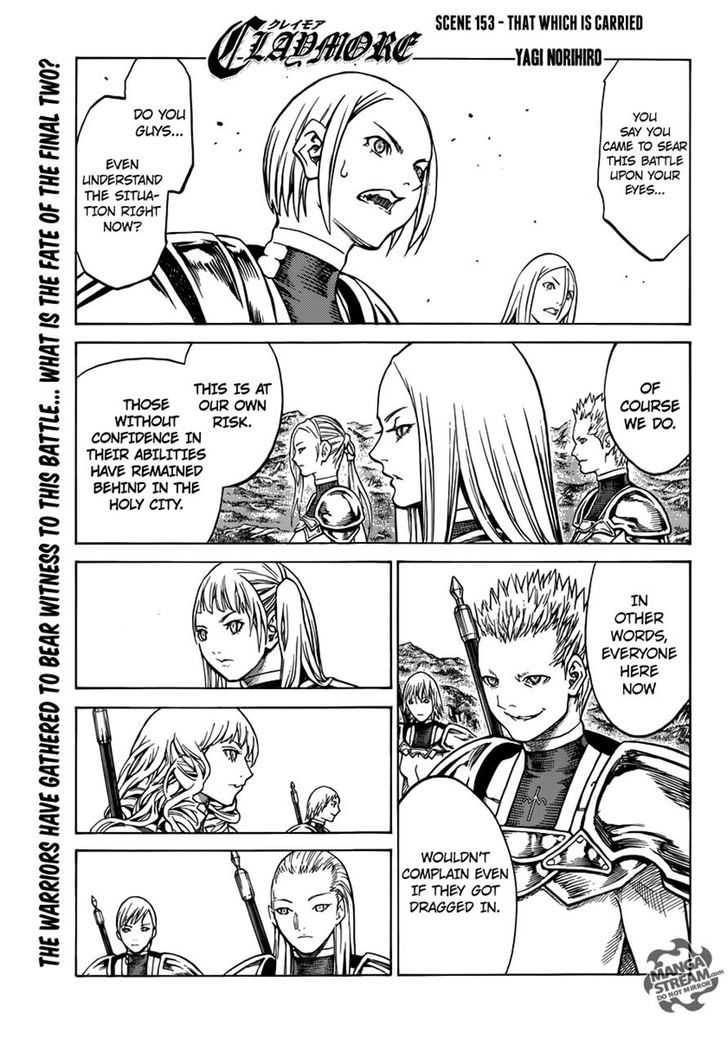 Claymore - Vol.24 Chapter 153 : That Which Is Carried