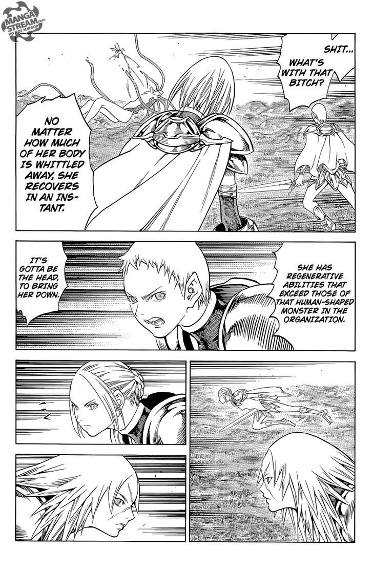 Claymore - Vol.24 Chapter 147 : The Fleeting Flash Of A Sword