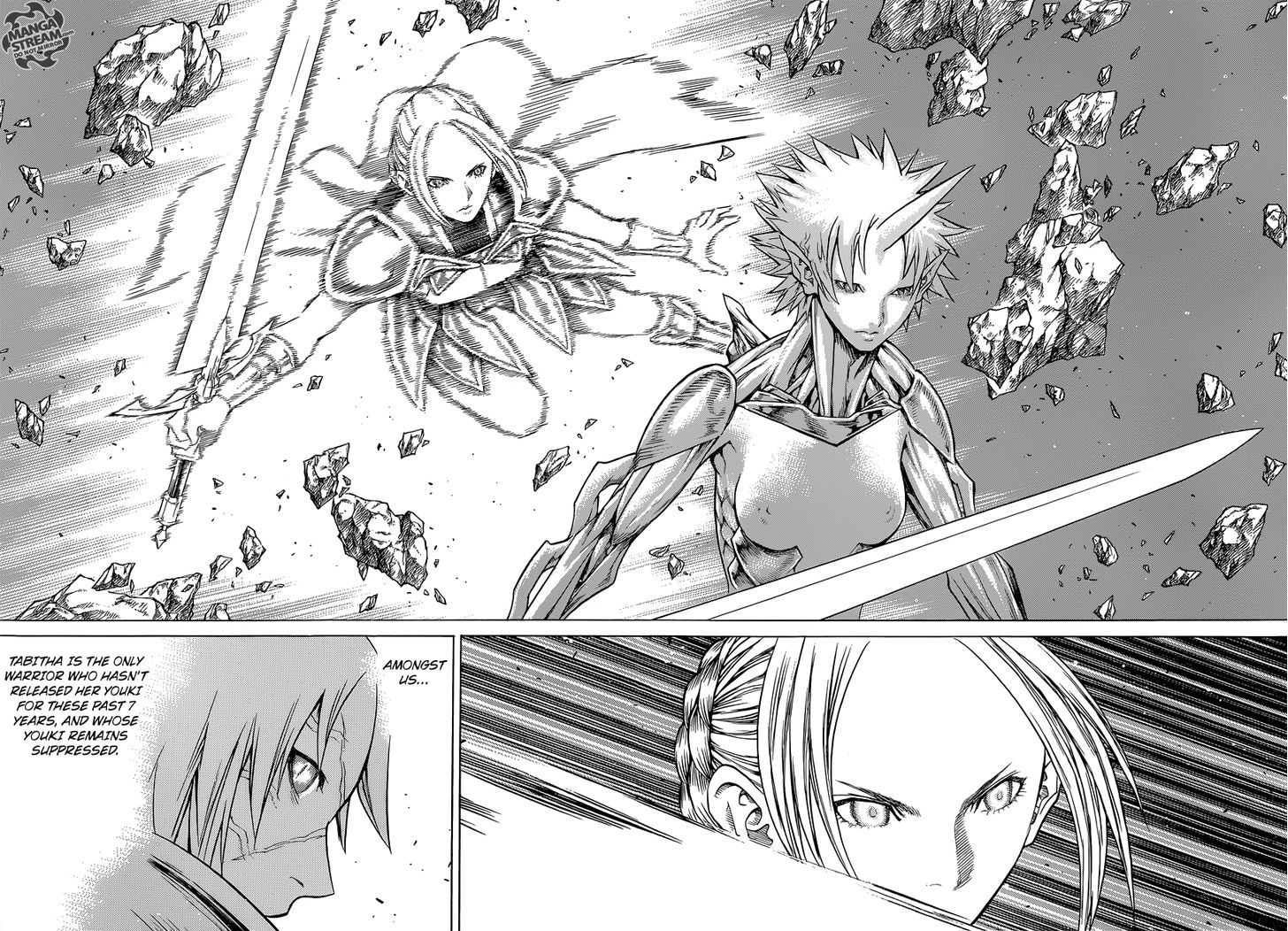 Claymore - Vol.24 Chapter 147 : The Fleeting Flash Of A Sword