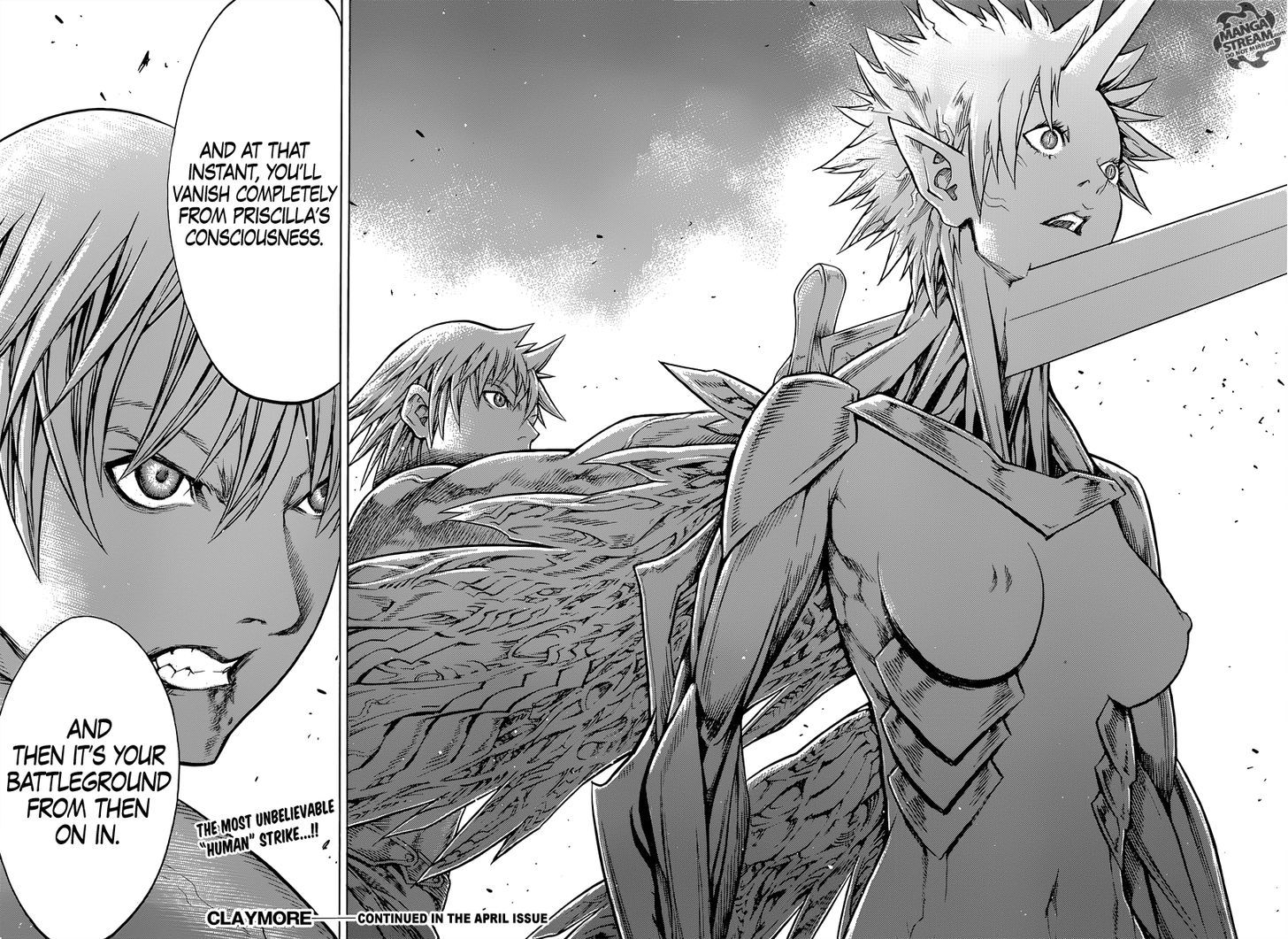 Claymore - Vol.24 Chapter 147 : The Fleeting Flash Of A Sword