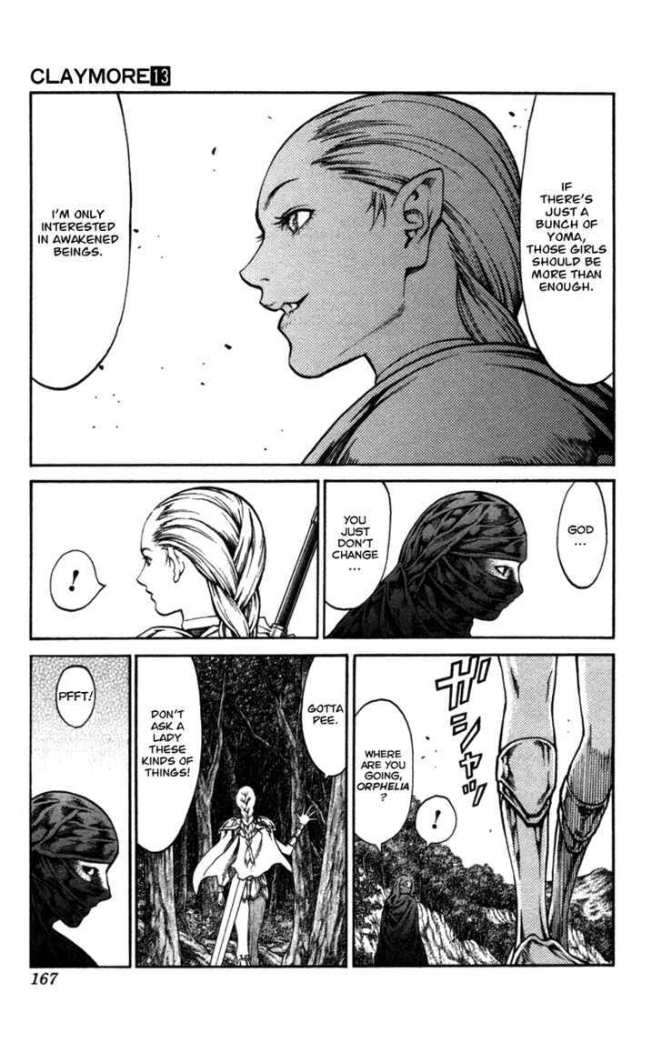 Claymore - Vol.13 Chapter 73.2 : [Extra Scene 2] The Phantom And The Wicked Warrior