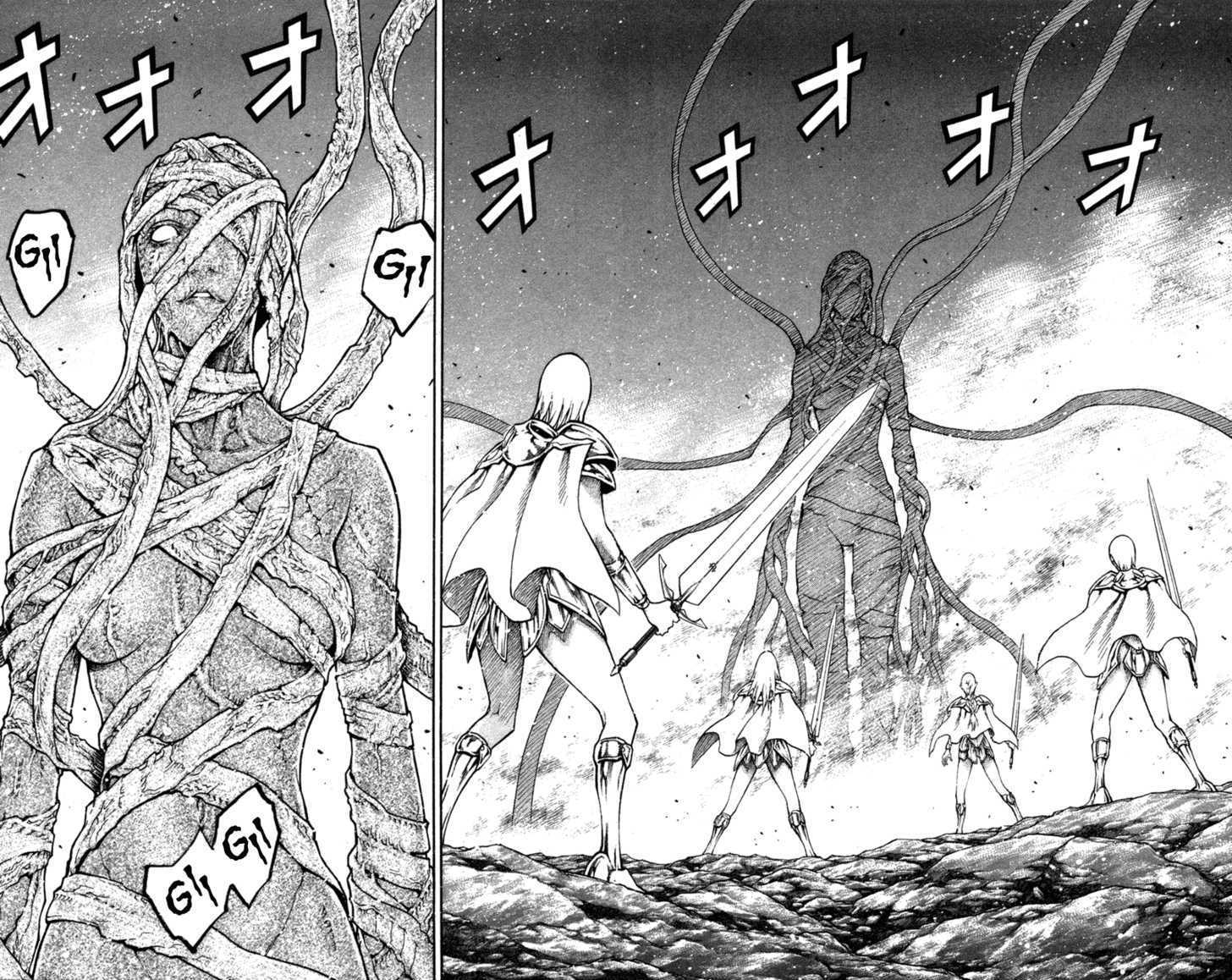 Claymore - Vol.13 Chapter 73.2 : [Extra Scene 2] The Phantom And The Wicked Warrior