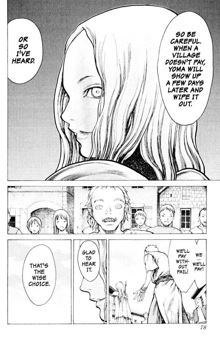 Claymore - Vol.3 Chapter 12 : Teresa Of The Faint Smile, Part 1