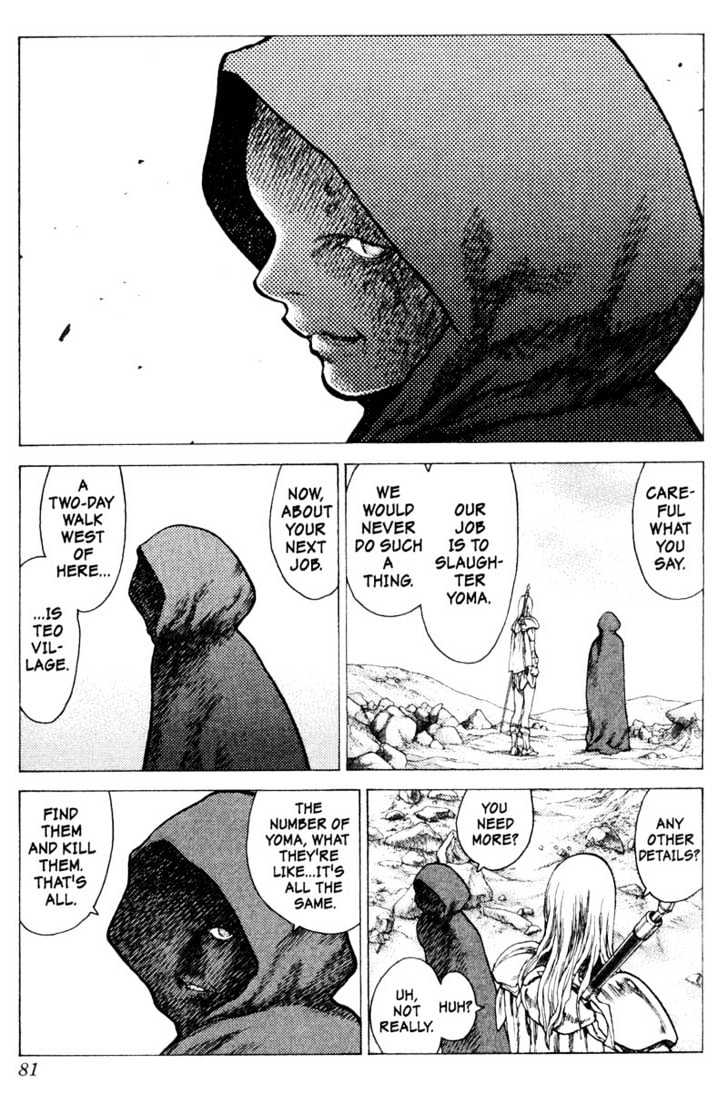 Claymore - Vol.3 Chapter 12 : Teresa Of The Faint Smile, Part 1