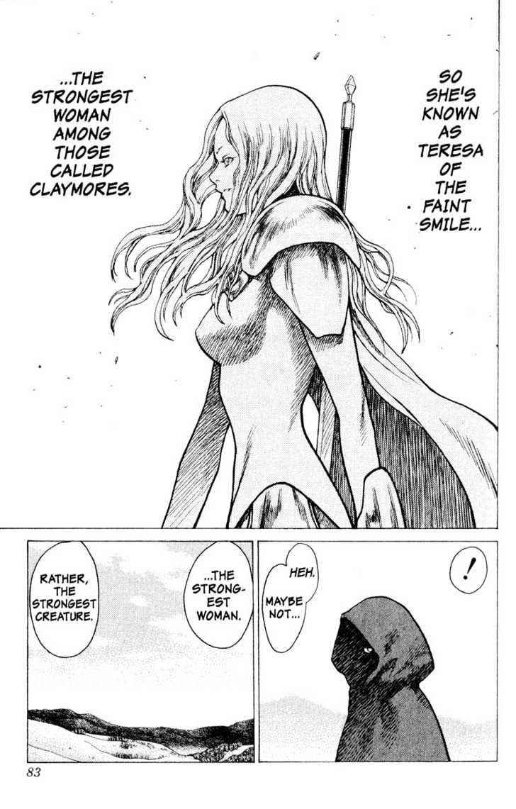 Claymore - Vol.3 Chapter 12 : Teresa Of The Faint Smile, Part 1