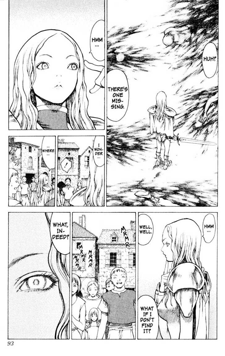 Claymore - Vol.3 Chapter 12 : Teresa Of The Faint Smile, Part 1