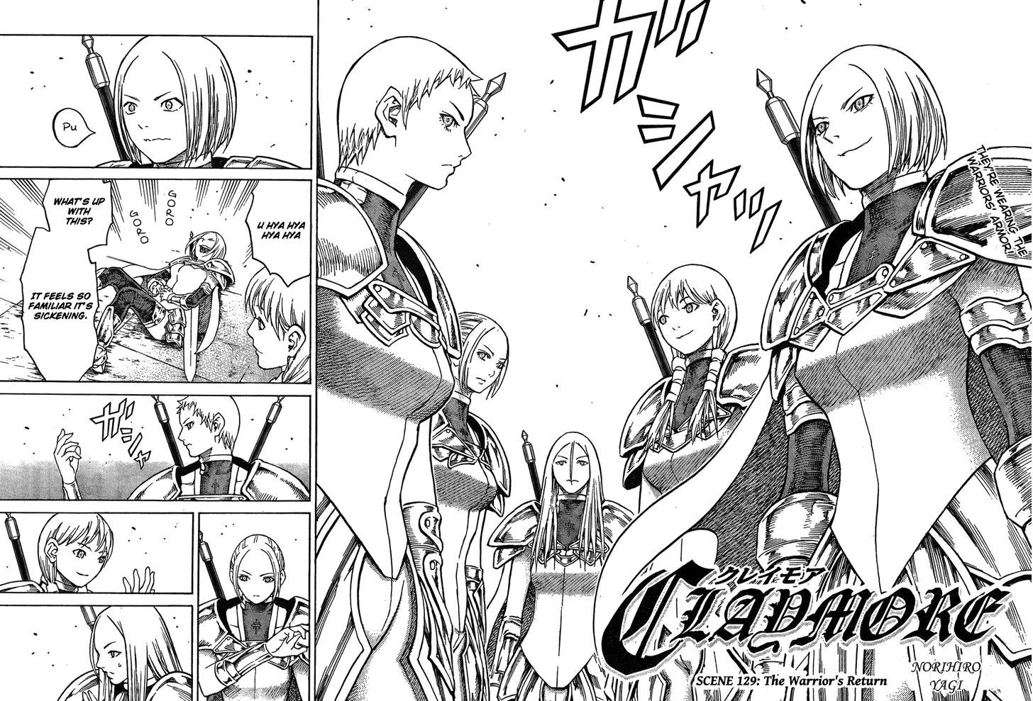 Claymore - Vol.23 Chapter 129 : The Warrior's Return(Version 2)