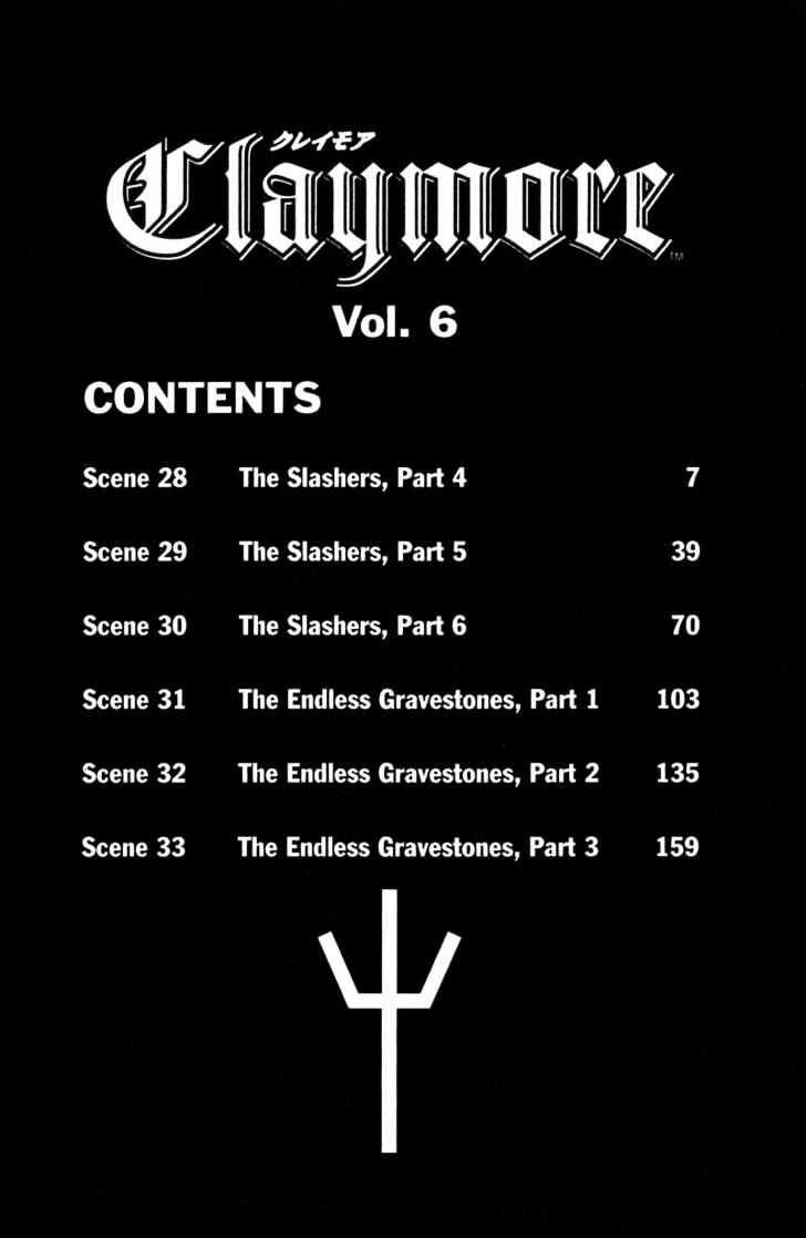 Claymore - Vol.6 Chapter 28 : The Slashers, Part 4