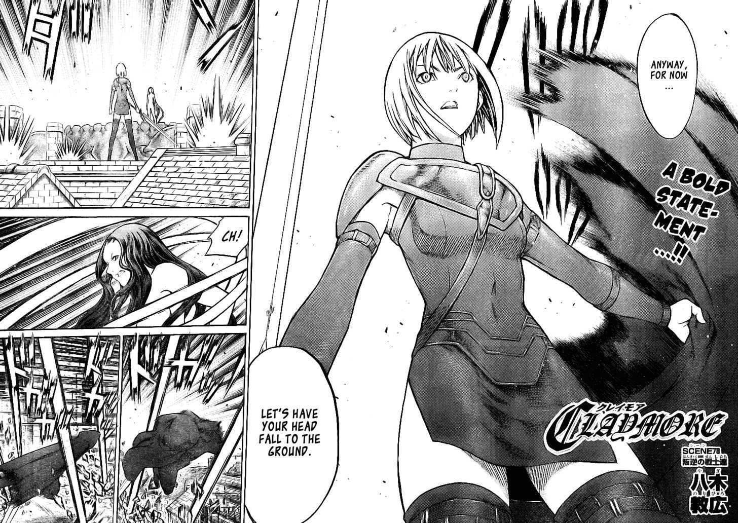 Claymore - Vol.15 Chapter 78 : The Rebellious Warriors