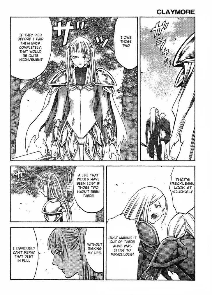 Claymore - Vol.19 Chapter 105 : Revenge's Course