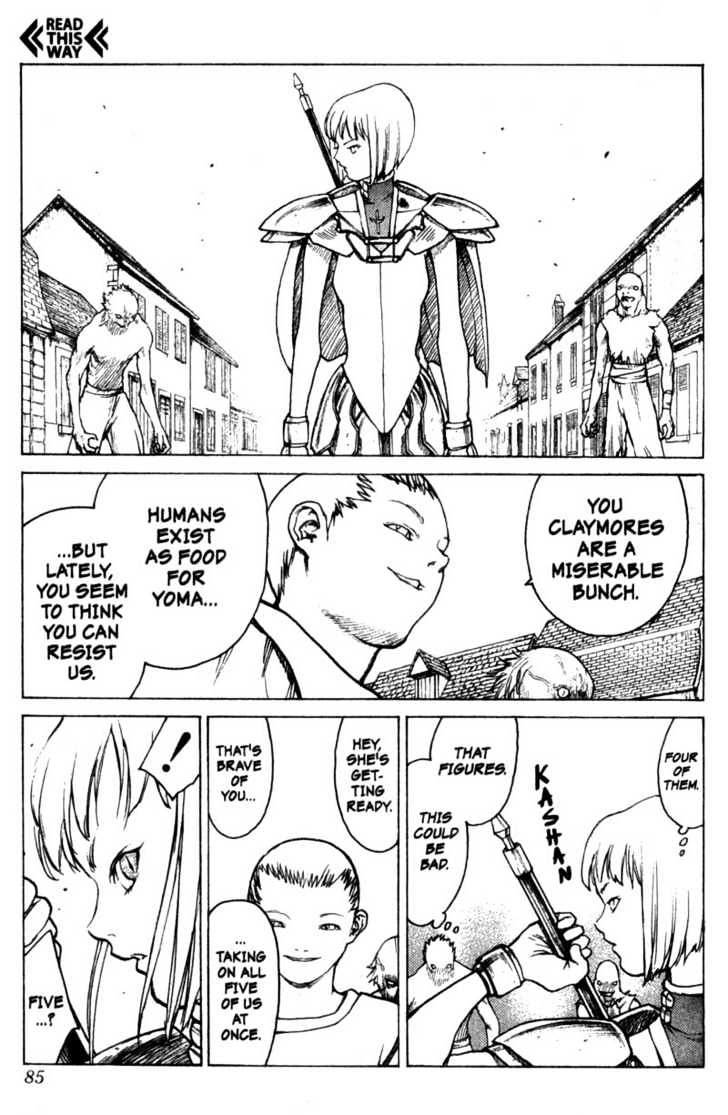 Claymore - Vol.1 Chapter 2 : Claws In The Sky