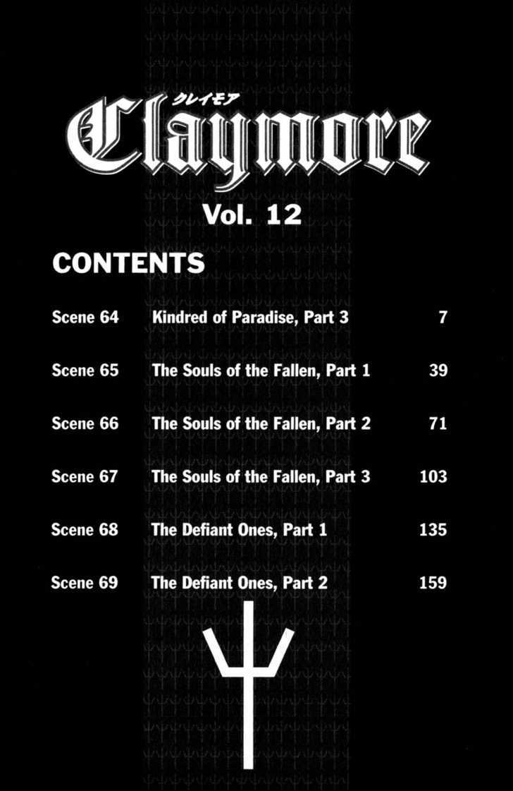 Claymore - Vol.12 Chapter 64 : Kindred Of Paradise, Part 3