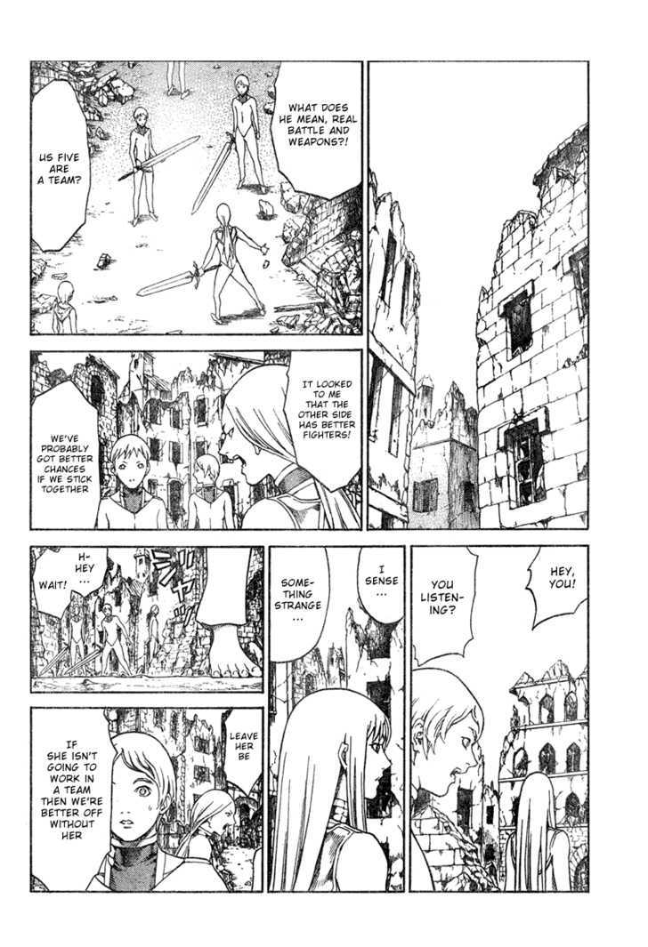 Claymore - Vol.14 Chapter 77.2 : [Extra Scene 4] Untarnished Resolve