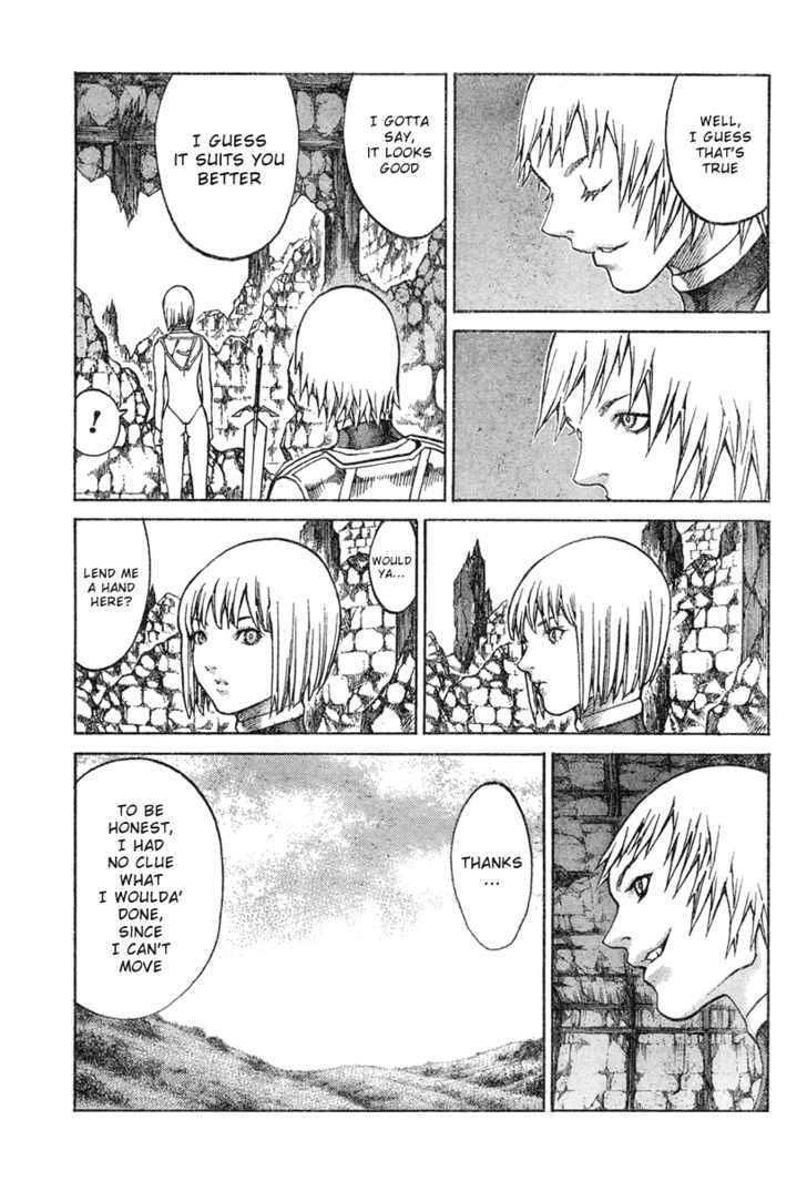 Claymore - Vol.14 Chapter 77.2 : [Extra Scene 4] Untarnished Resolve