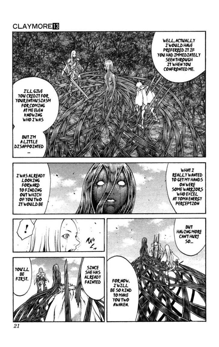 Claymore - Vol.13 Chapter 70 : The Defiant Ones, Part 3