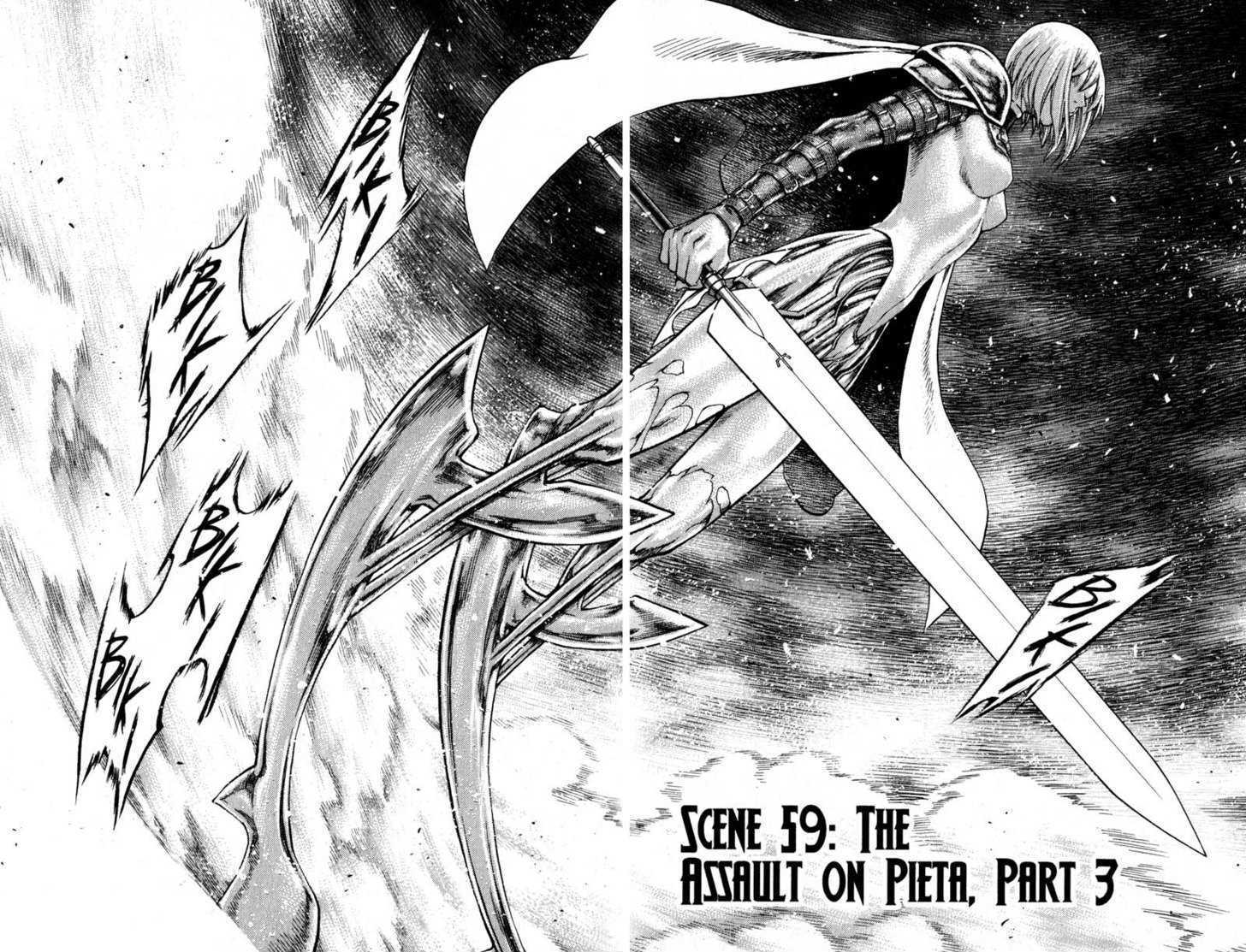 Claymore - Vol.11 Chapter 59 : The Assault On Pieta, Part 3