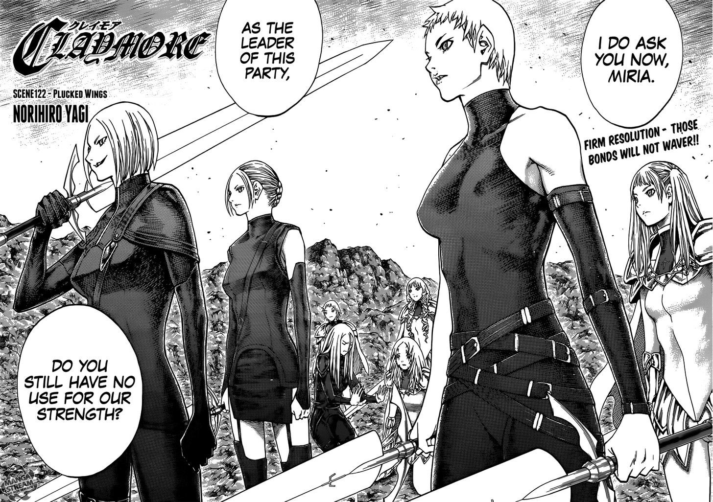 Claymore - Vol.22 Chapter 122 : Plucked Wings