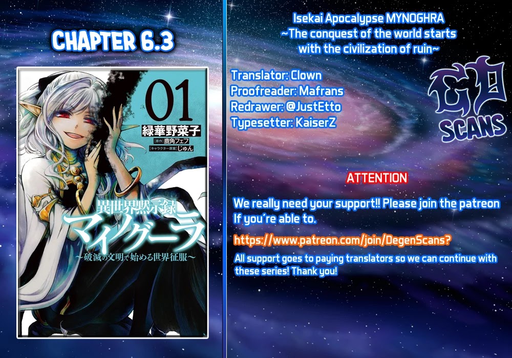 Isekai Apocalypse Mynoghra ~The Conquest Of The World Starts With The Civilization Of Ruin~ - Chapter 6.3