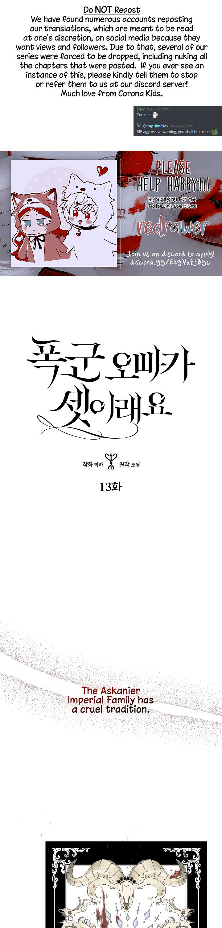 My Three Tyrant Brothers - Chapter 13