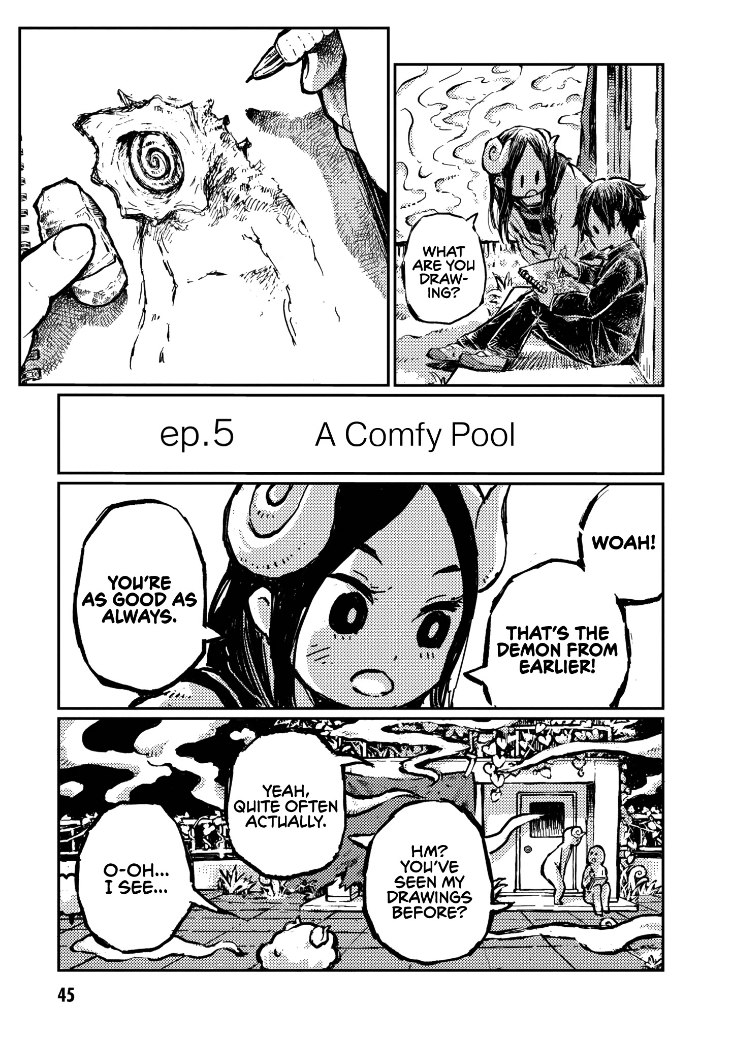 Sheeply Horned Witch Romi - Chapter 5: A Comfy Pool