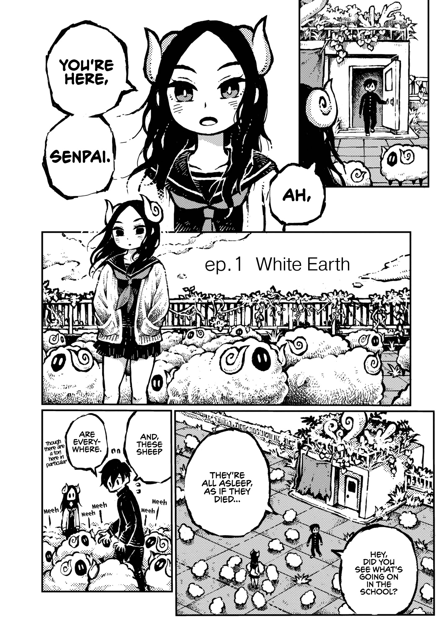 Sheeply Horned Witch Romi - Chapter 1: White Earth