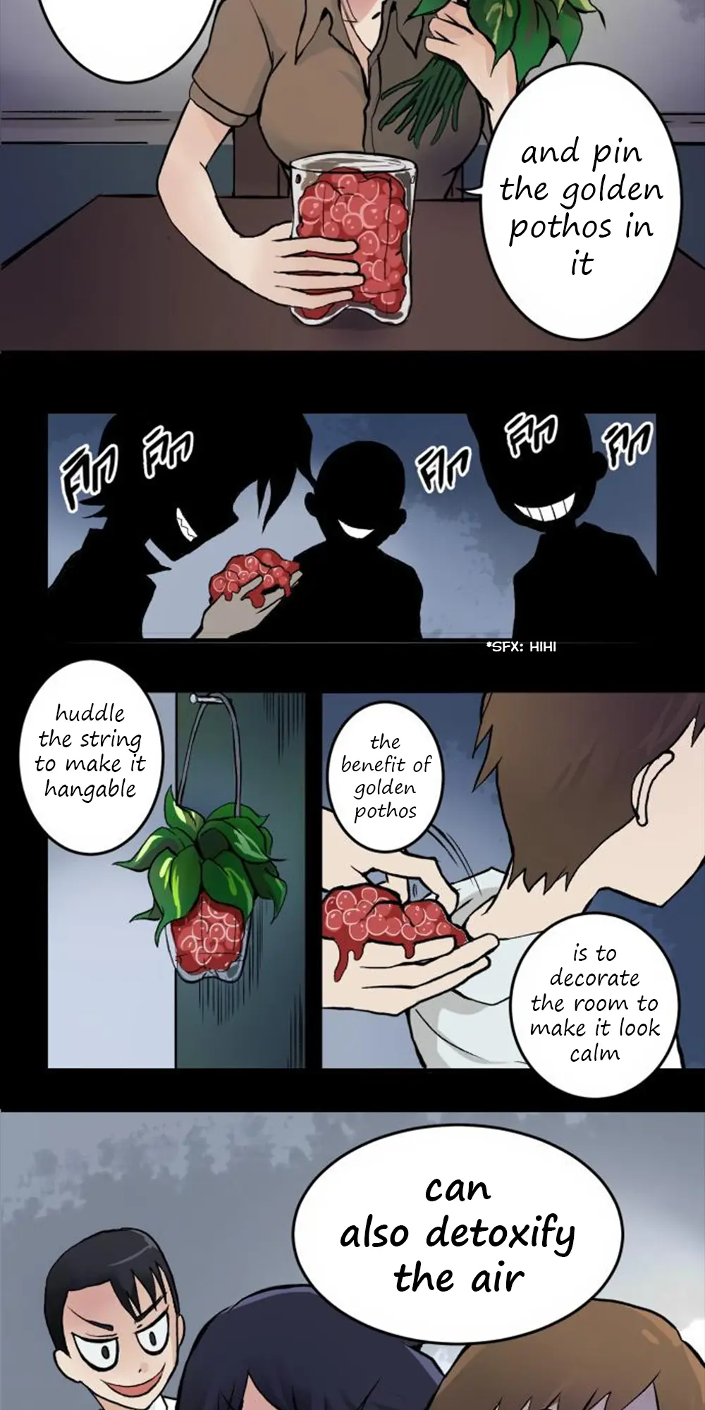 Maze: The After School Horror Story (Web Comic) - Chapter 2: Golden Pothos (First Half)