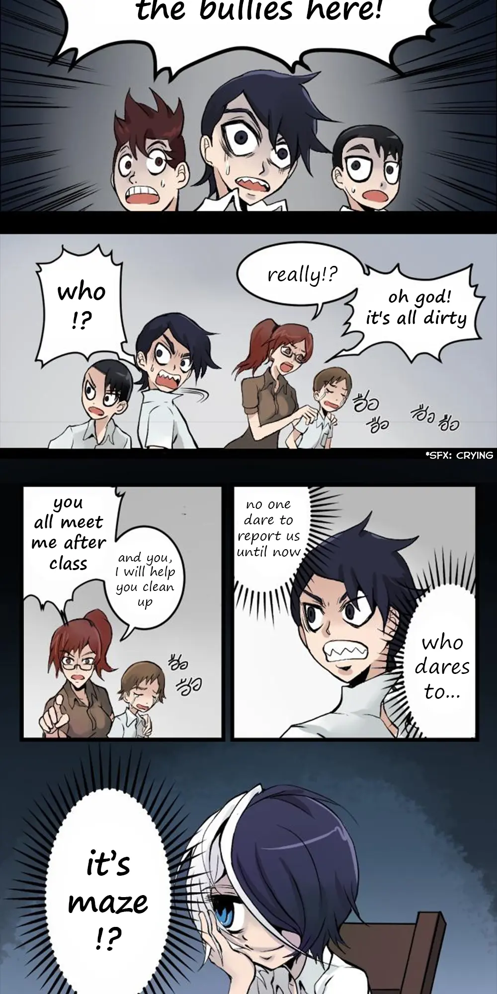 Maze: The After School Horror Story (Web Comic) - Chapter 2: Golden Pothos (First Half)