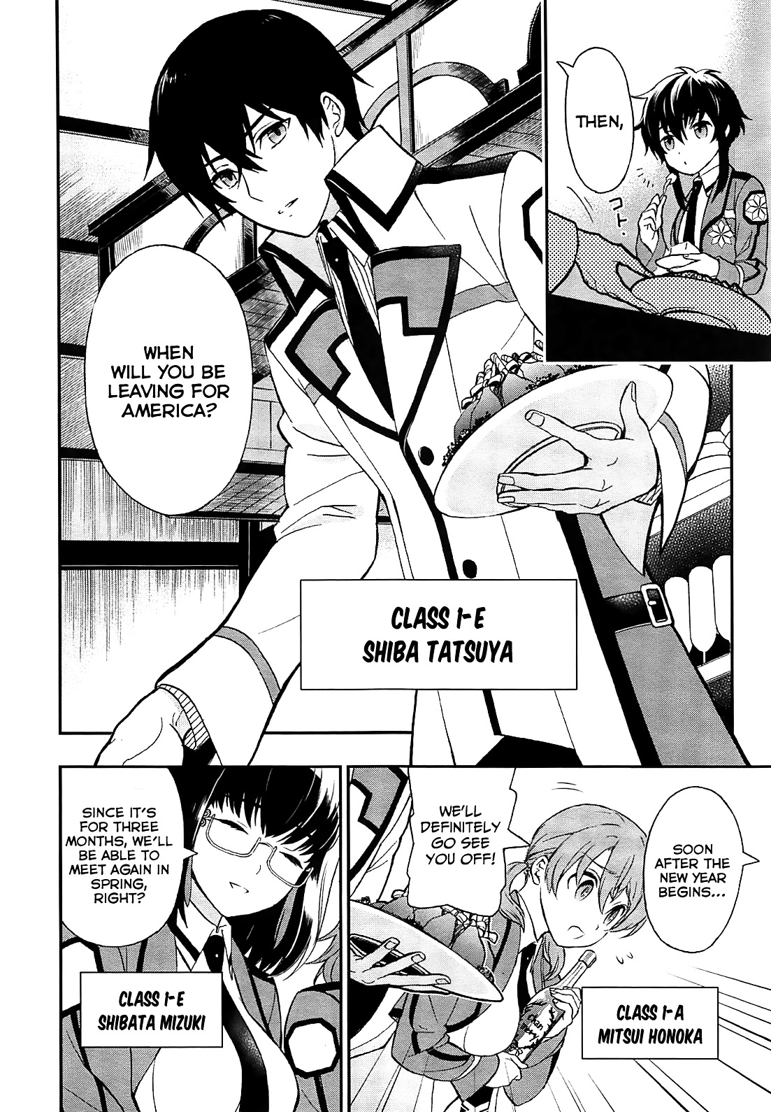 Mahouka Koukou No Rettousei - Raihousha Hen - Chapter 1 : Fast Contact