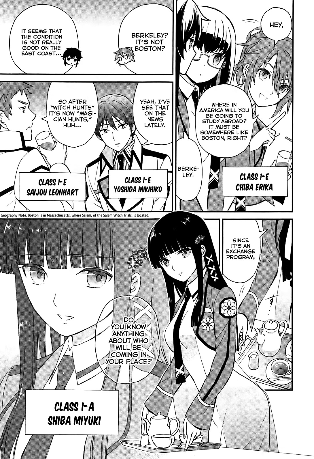 Mahouka Koukou No Rettousei - Raihousha Hen - Chapter 1 : Fast Contact