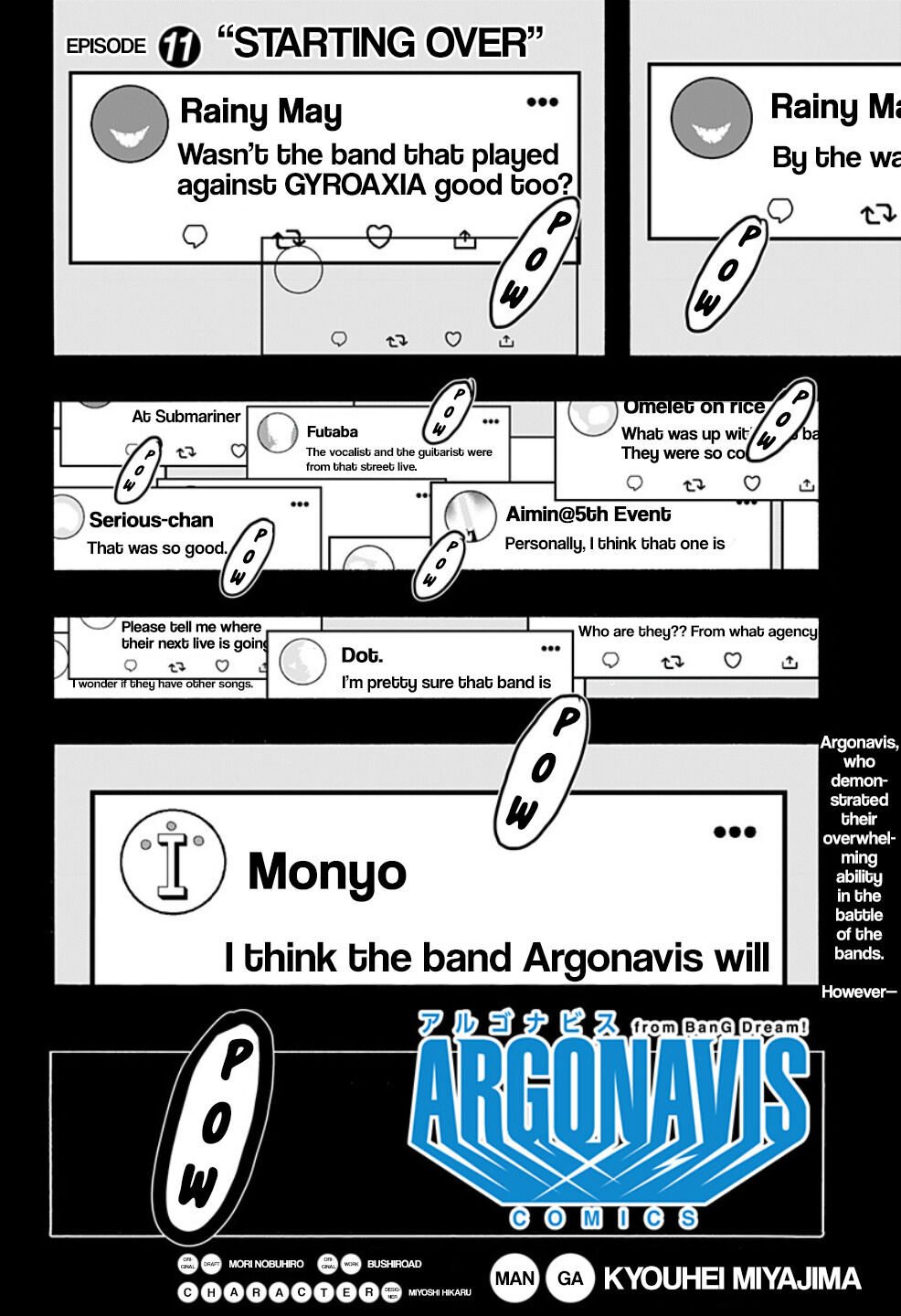 Argonavis From Bang Dream! Comics - Chapter 11 : Starting Over