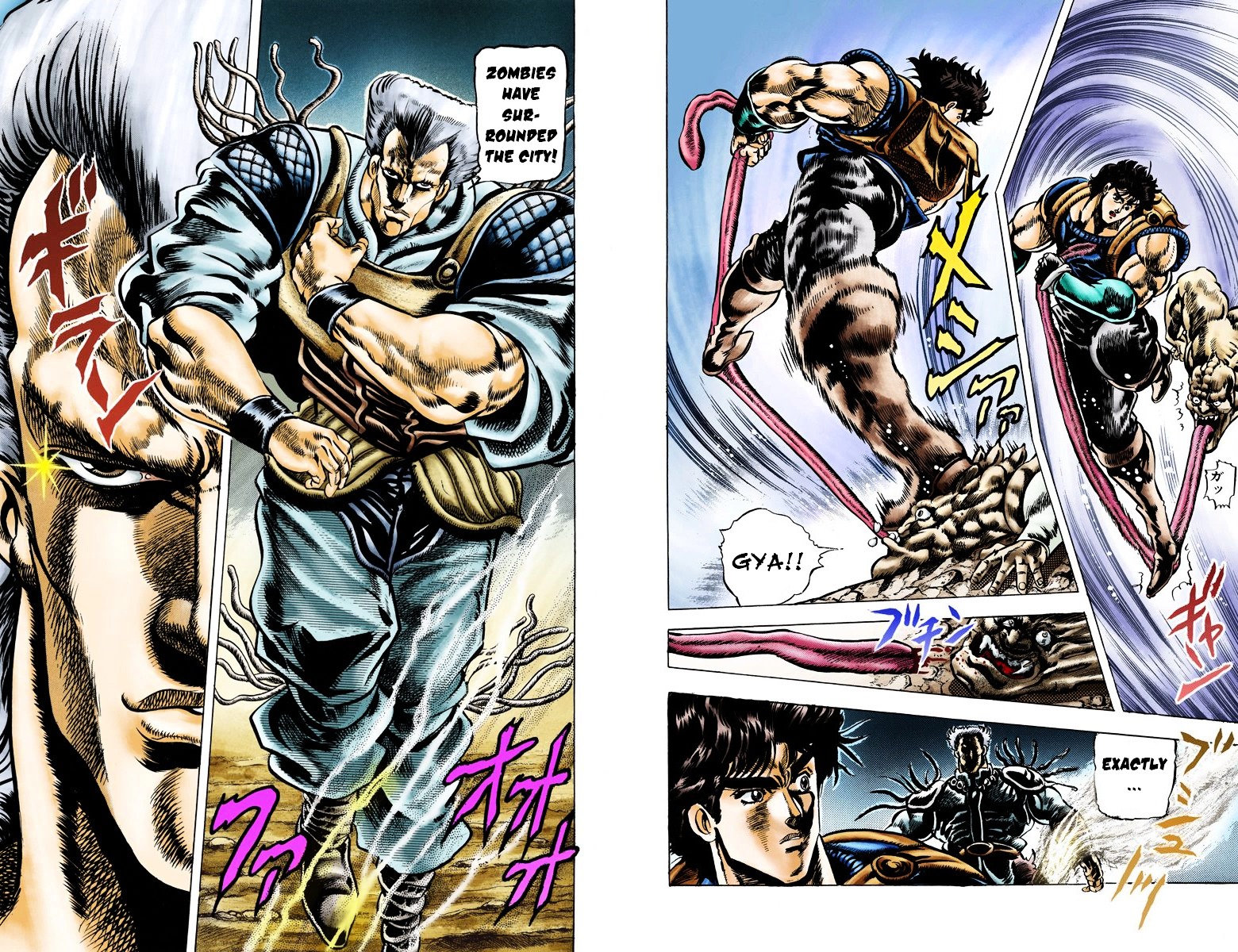 Phantom Blood - Vol.4 Chapter 36 V2 : The 3 From A Far Away Country (Official Color Scans)