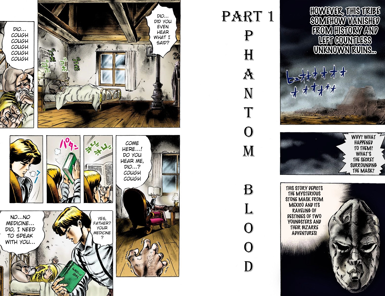 Phantom Blood - Vol.1 Chapter 1 V2 : Dio The Invader (Official Color Scans)