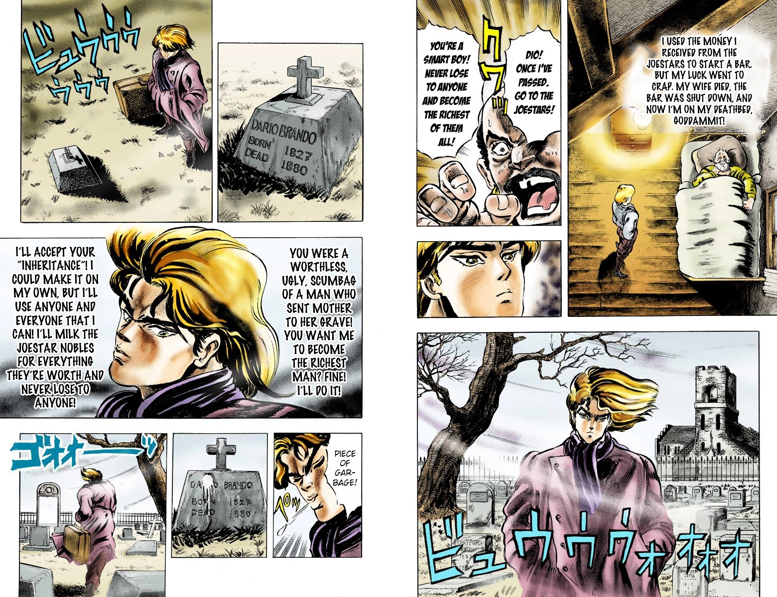 Phantom Blood - Vol.1 Chapter 1 V2 : Dio The Invader (Official Color Scans)